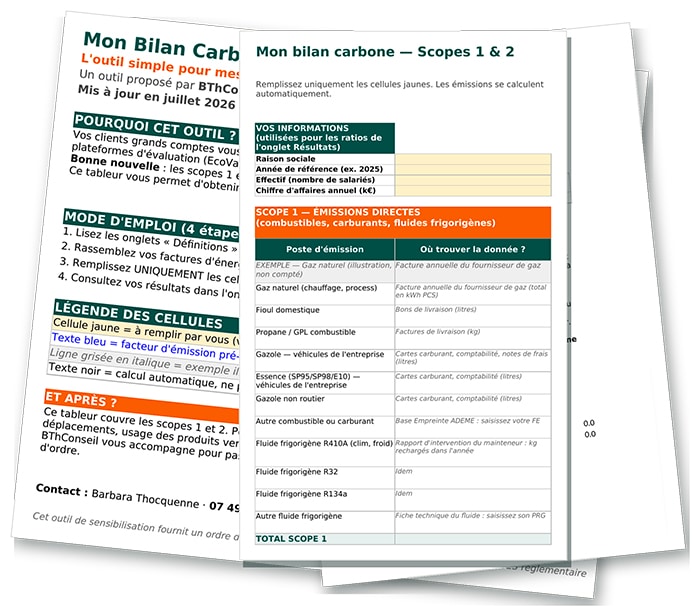 Calculateur BEGES Scopes 1-2 gratuit