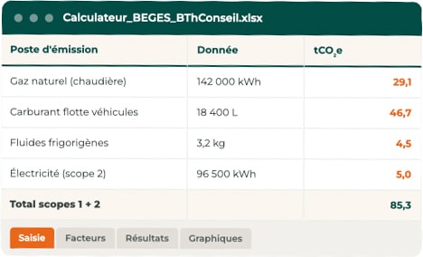 demo calculateur bilan carbone